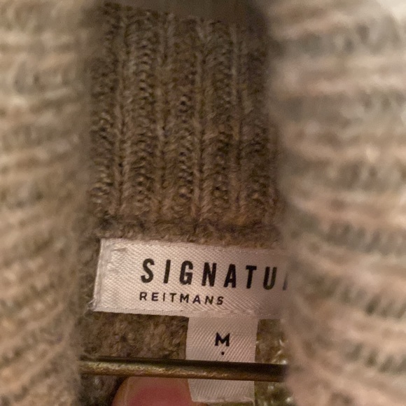 Cozy knit sweater dress <M> - Picture 3 of 3
